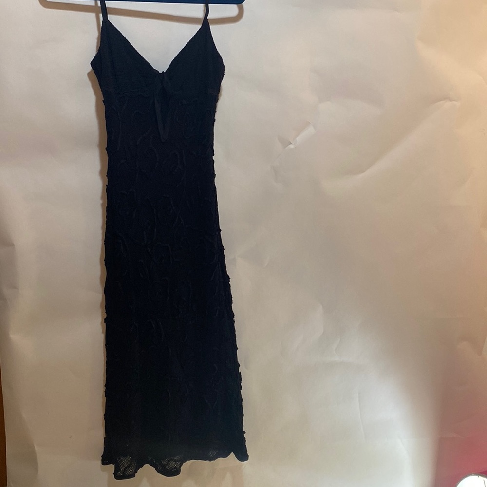 Max studio black knit dress small. Size small